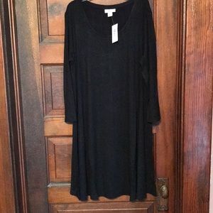 Black swing dress